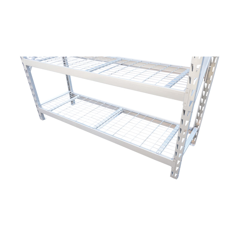 Scaffale metallico a 4 ripiani 1960x610x1830 mm per carichi pesanti