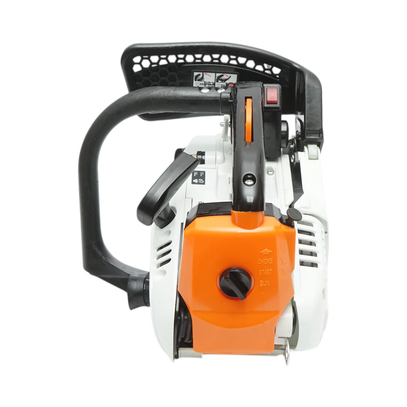 Motosega a scoppio professionale THOR a 2 tempi, 25,4 cc, 1,2 CV, 8500 giri/min, barra da 12 pollici (300 mm)