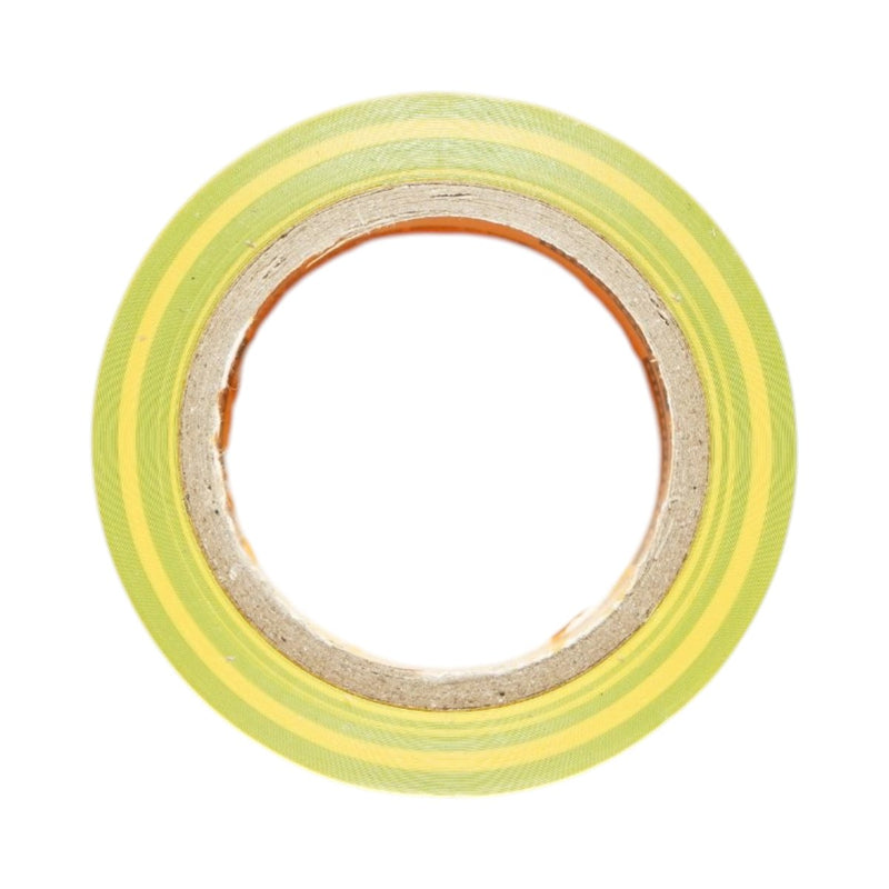 Nastro isolante in vinile giallo-verde 19 mm x 9 m – Ignifugo, alta qualità (AAA+)