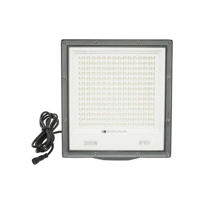 Proiettore led da 300w con pannello solare da 30W, batteria e telecomando