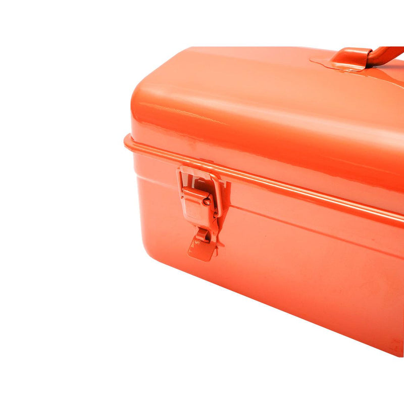 Cassetta degli attrezzi in metallo arancione 430x200x160mm, Cassetta portautensili in metallo