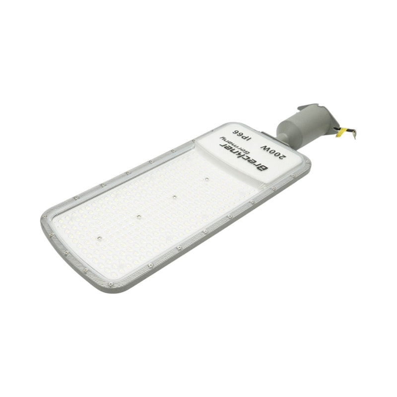 Lampione stradale LED da 200 W, 100-265 V, 6500 K, 22000 lm, montaggio su palo, 590x200x25 mm, IP66 Breckner Germany