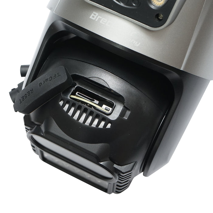 Telecamera di sorveglianza con 3 lenti, 2 obiettivi da 9 MP, P2P WIFI 2.4GHz, PTZ con sensore di movimento, sirena, rilevamento umano e applicazione iCSee