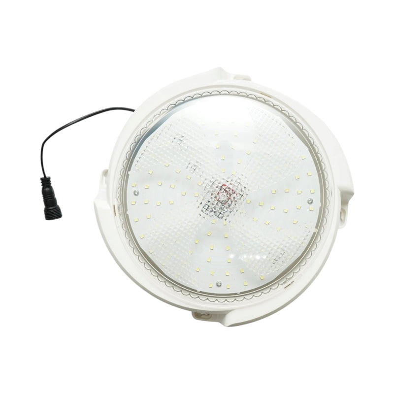 Plafoniera solare LED da 150 W, 6500 K, con pannello solare da 6 W, batteria LiFePO4 da 3600 mAh, sensore di movimento e telecomando (IP65) Breckner Germany