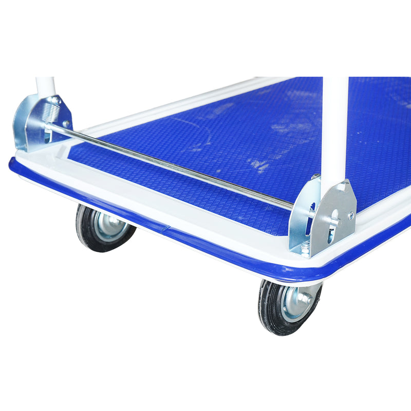 Carrello a pianale per magazzino, portata 300 kg, 910x610x900 mm