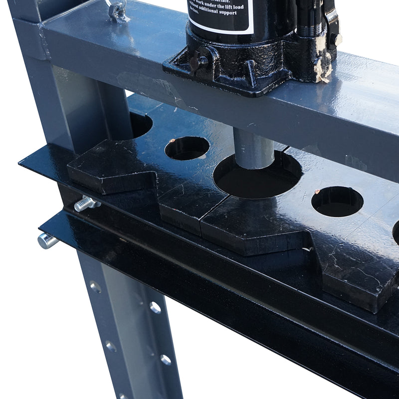 Pressa idraulica 20T, apertura regolabile 30-950mm, corsa pistone 0-120mm