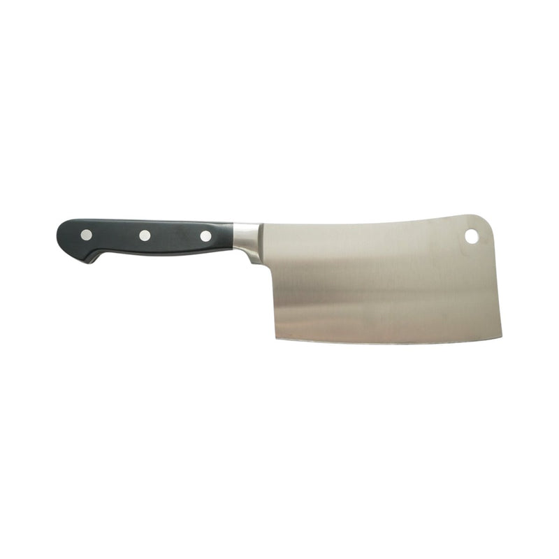 Mannaia professionale da 18 cm, lama in acciaio 5Cr15MoV, manico in ABS nero Breckner Germany