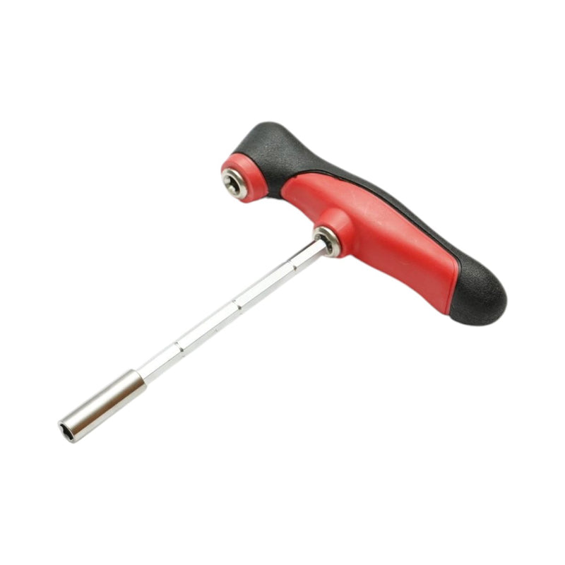 Set di cacciaviti da 37 pezzi in acciaio al cromo-vanadio (Cr-V), con bussole da 4–14 mm e inserti Torx, esagonali, PH, PZ e SL.