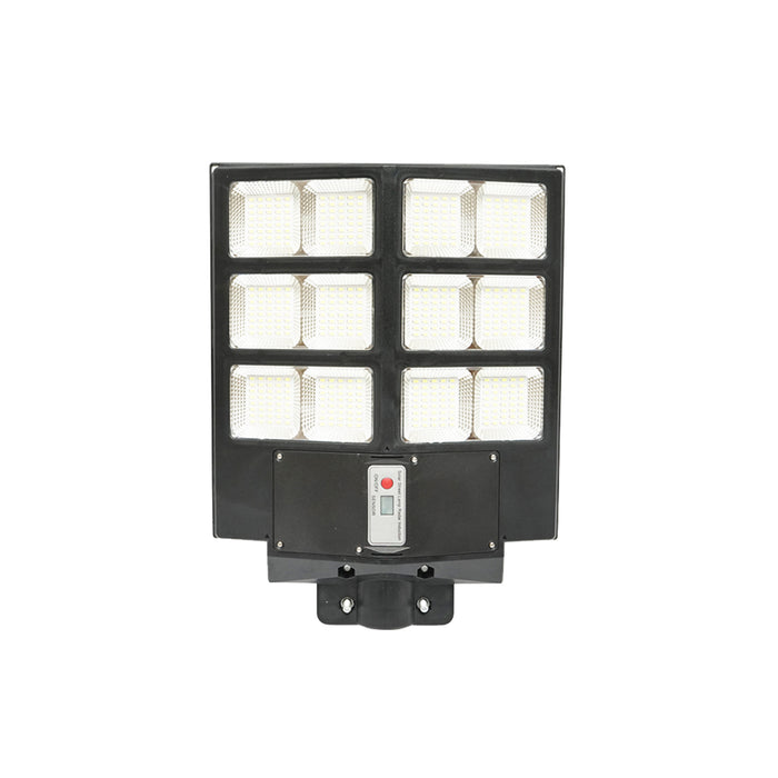 Lampada solare LED 200W Illuminazione stradale 6500K con pannello solare, telecomando, sensore di movimento