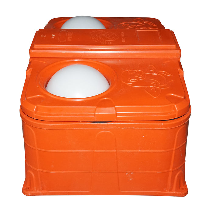 ABBEVERATOIO ANTIGELO GALLEGGIANTE SFERA, ABBEVERATOIO TERMICO 80L BOVINI CAVALLI SUINI 80L 60x100x45cm