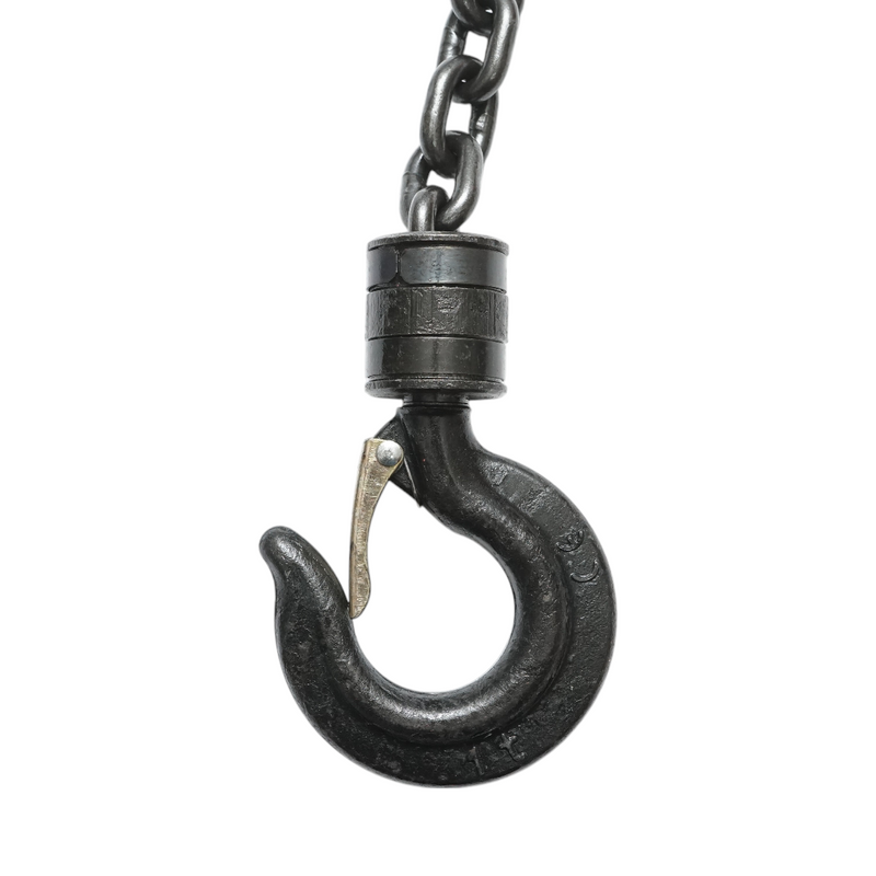 Paranco manuale a catena da 2,5 m, carico massimo 1000 kg, gancio di sicurezza Breckner Germany