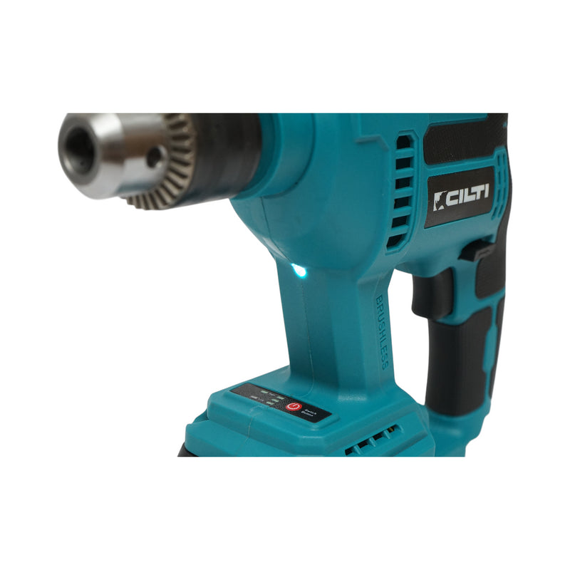 Trapano a percussione da 720 W con 2 batterie al litio 21 V/2 Ah, velocità 1700 giri/min