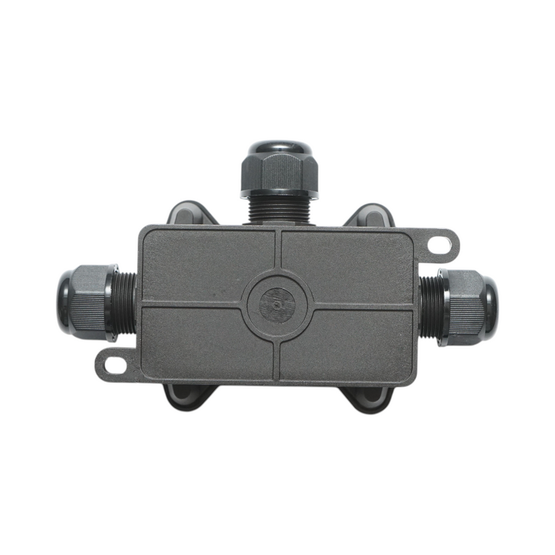 Scatola di derivazione stagna con pressacavi, 41 A 450 V CA, 3 ingressi (3–10 mm), IP68, Longroad