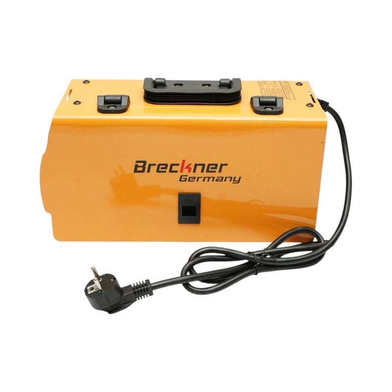 Saldatrice inverter 2 in 1 MIG/MMA senza gas, 200 A, 220 V, display digitale, saldatura a elettrodo, bobina di filo animato Flux Core E71T-GS inclusa Breckner Germany