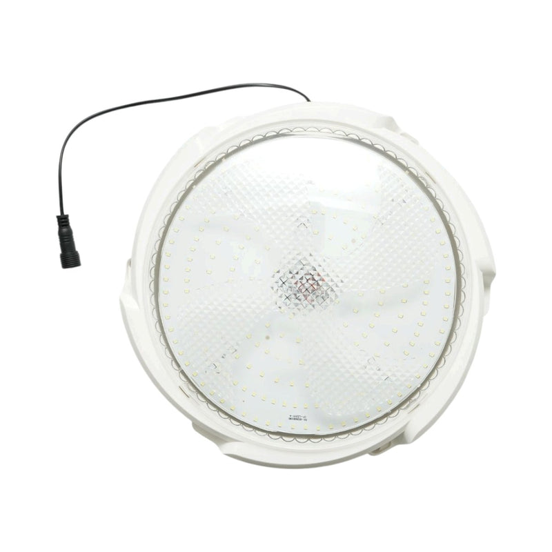 Plafoniera solare a LED da 200 W, 6500 K, con pannello solare da 12 W, batteria LiFePO4 da 5400 mAh, sensore di movimento e telecomando (IP65) Breckner Germany