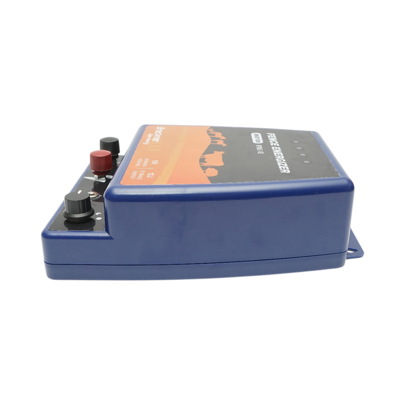 Elettrificatore per recinti elettrici da 12 Joule, 12V/220V, portata 80 km, grado di protezione IPX6 Breckner Germany