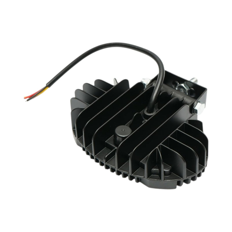 Faro da lavoro a LED ovale con DRL, 17 W, 9-36 V, 47 LED, bianco/giallo, corpo in alluminio 141x106x38 mm, IP67 Breckner Germany