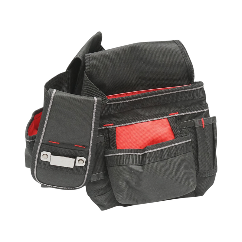 Cintura portautensili doppia multifunzione con tasche multiple, in tessuto Breckner Germany