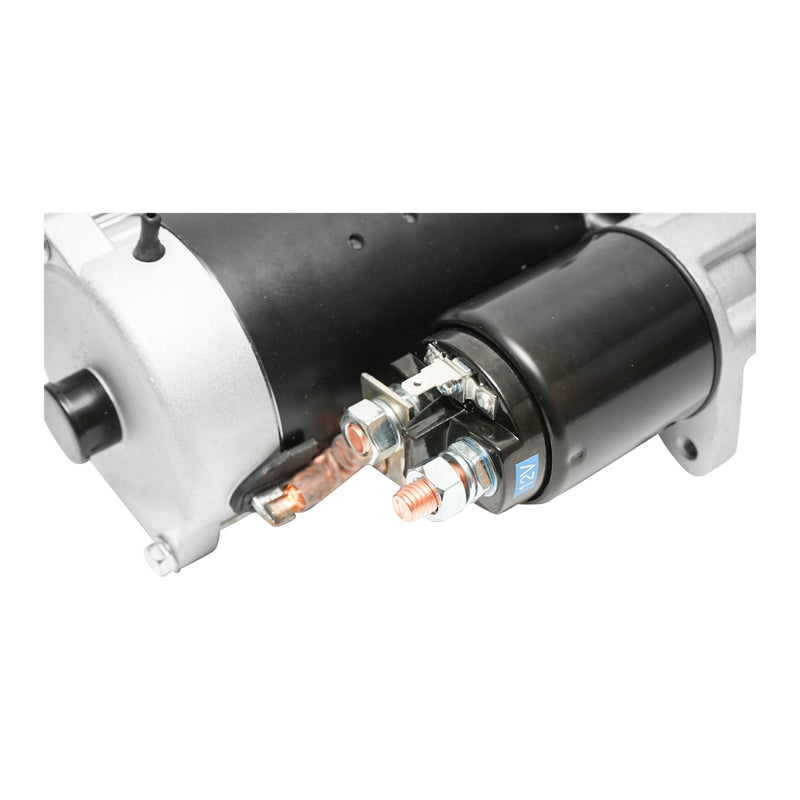 Motorino di avviamento 12 V, 3 kW, 9 denti (Z9) per Case IH, New Holland e Fiat. Codici OEM: 4699705, 4737755 Breckner Germany