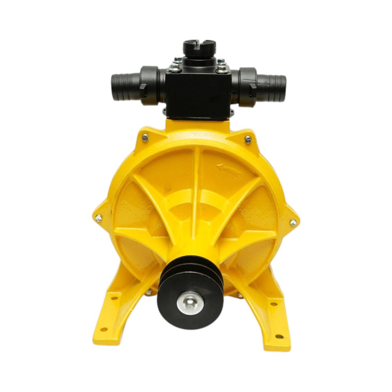 Pompa centrifuga autoadescante per acqua con doppia puleggia, 4 kW, 2 pollici, portata 30 m³/h, profondità di aspirazione 5 m, prevalenza 56 m, per irrigazione.
