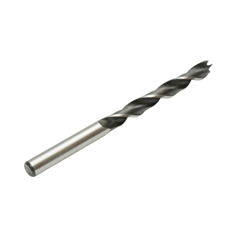 Set di 5 punte elicoidali per legno in acciaio HCS (4–10 mm) con attacco cilindrico Breckner Germany