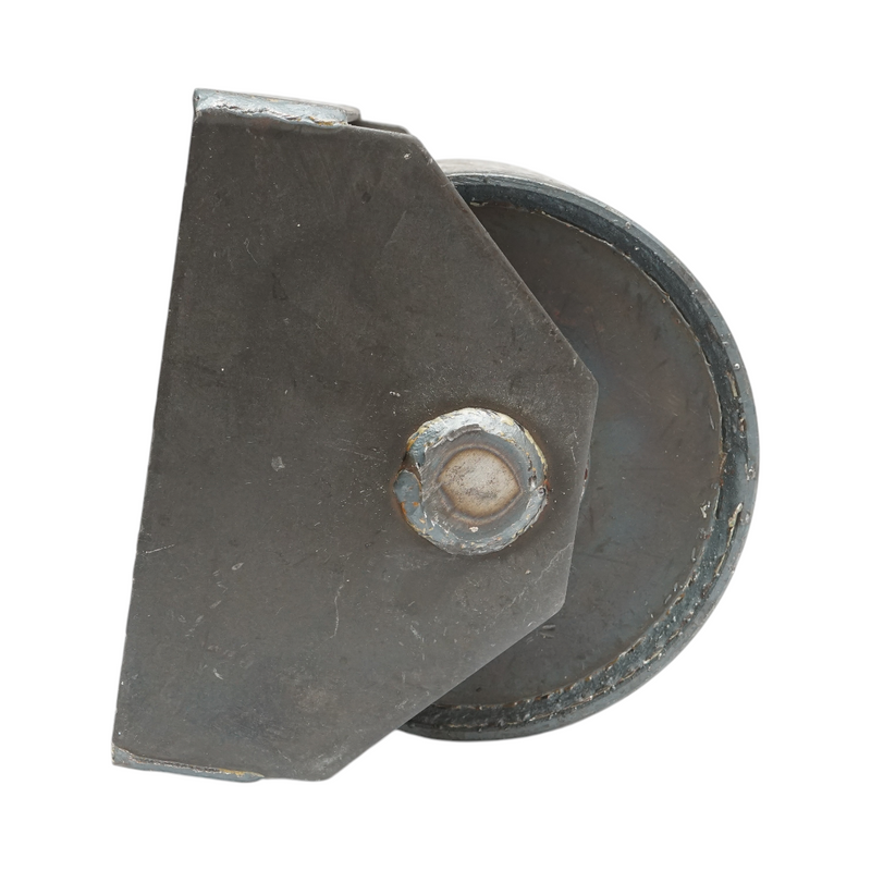 Rullo per contenitore ribaltabile, 200x178 mm, supporto da saldare, acciaio grezzo