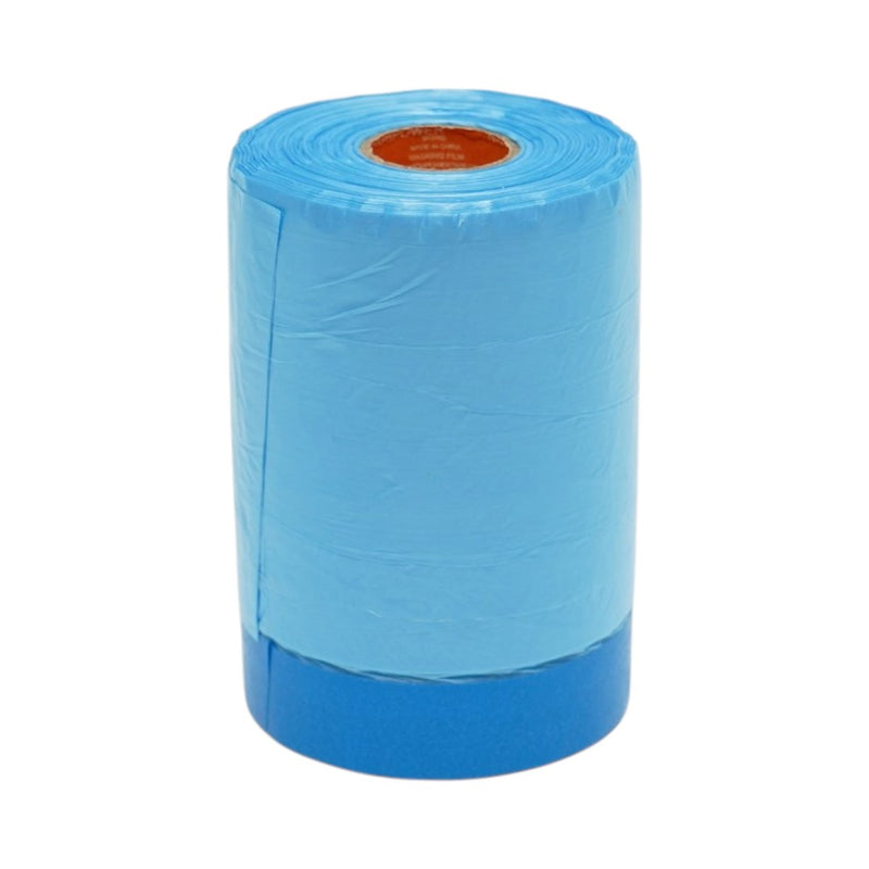 Pellicola protettiva HighPower per tinteggiatura e decorazione con nastro di mascheratura blu (550 mm x 25 m)