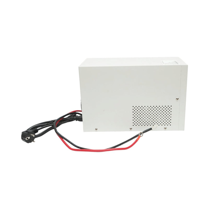 UPS/Inverter da 1500W/2000VA per impianti di riscaldamento, onda sinusoidale pura (24V/230V), 1 presa Schuko, display LCD, AVR Breckner Germany