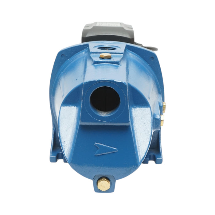 ELETTROPOMPA PERIFERICA, Pompa d'acqua di superficie autoadescante Autoclave Periferica 1.100 W, 220 V, portata 70 L/min, prevalenza 46 m, modello JSW15M Breckner Germany