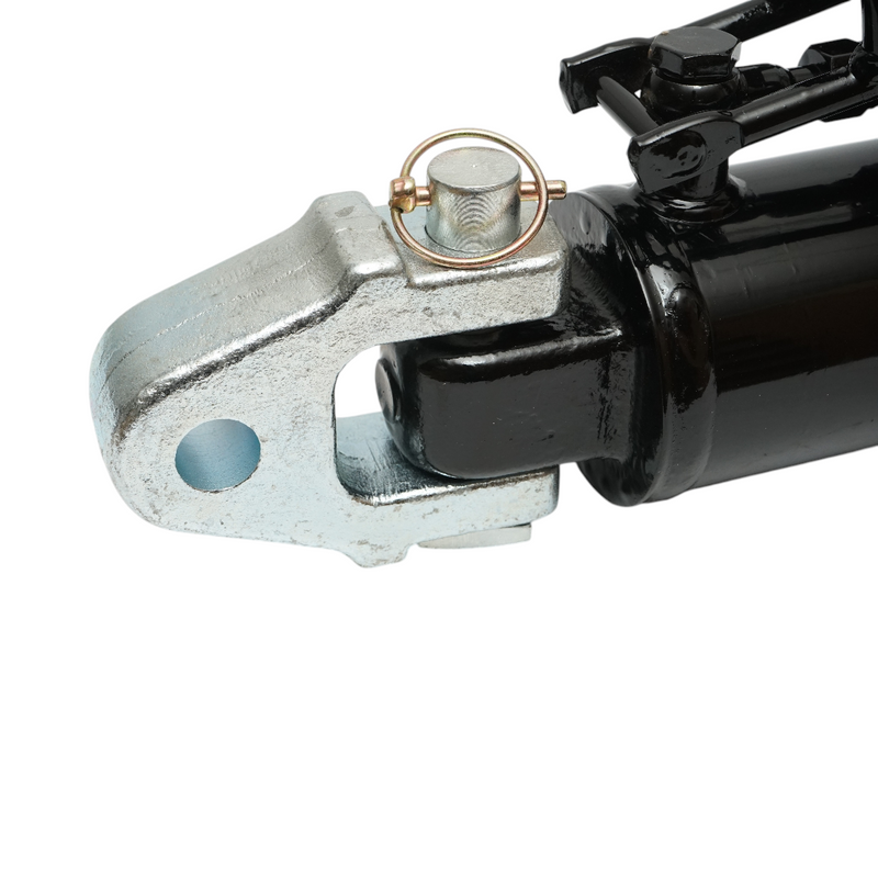 Terzo punto idraulico regolabile 666–906 mm, categoria 3–2, attacco rapido, corsa 240 mm, perni 32/25,4 mm, stelo 50 mm.