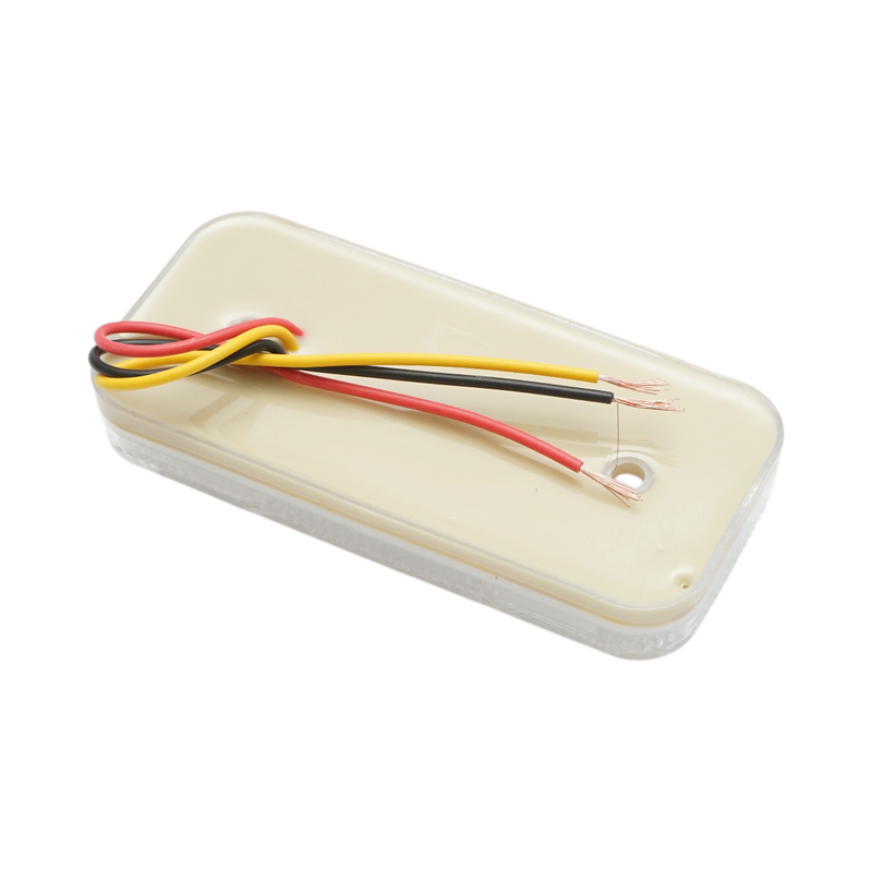 Luce di ingombro laterale a LED bianchi (12V-24V), 2 funzioni, modello X NEON, 30 LED, 110x52x16 mm Breckner Germany