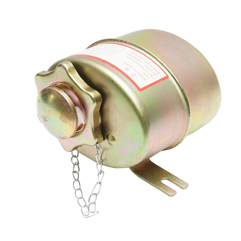 Filtro decantatore per olio idraulico con serbatoio metallico e elemento filtrante integrato, attacco ridotto M20x1.5