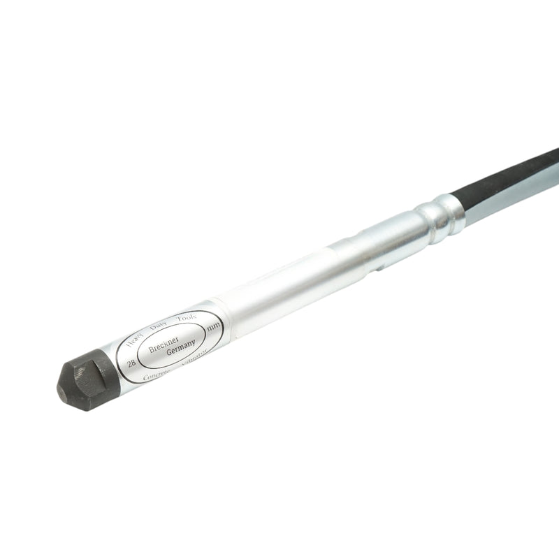Testa vibrante eccentrica per calcestruzzo da 28 mm con albero flessibile da 5 m Breckner Germany