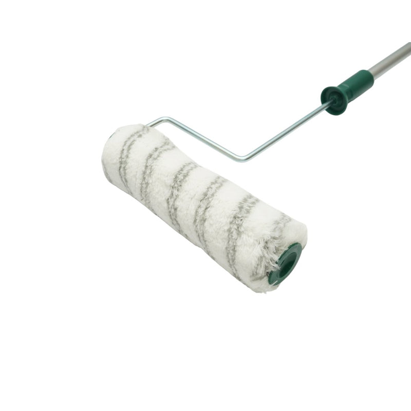 Rullo in poliacrilico da 25 cm, diametro 75 mm, spessore fibra 18 mm, manico telescopico in metallo 42-84 cm Breckner Germany