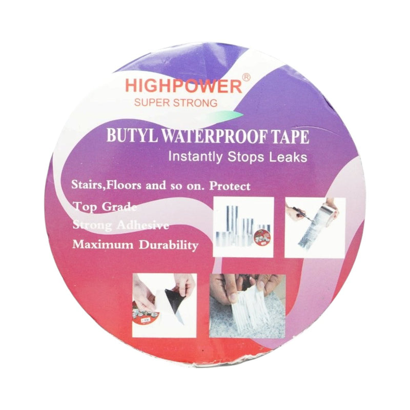 Nastro impermeabilizzante autoadesivo in butile HighPower, 200 mm x 5 m, con lamina in alluminio