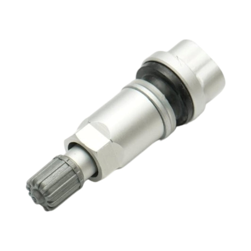 Valvola per cerchi tubeless da 54 mm color argento, compatibile con sensore TPMS-01