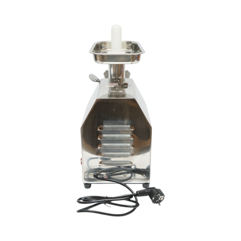 Tritacarne elettrico inox + alluminio 1200W, 220V, capacità 100 kg/h, adattatore per salsicce, 1 setaccio e 1 coltello inclusi 340x185x365mm
