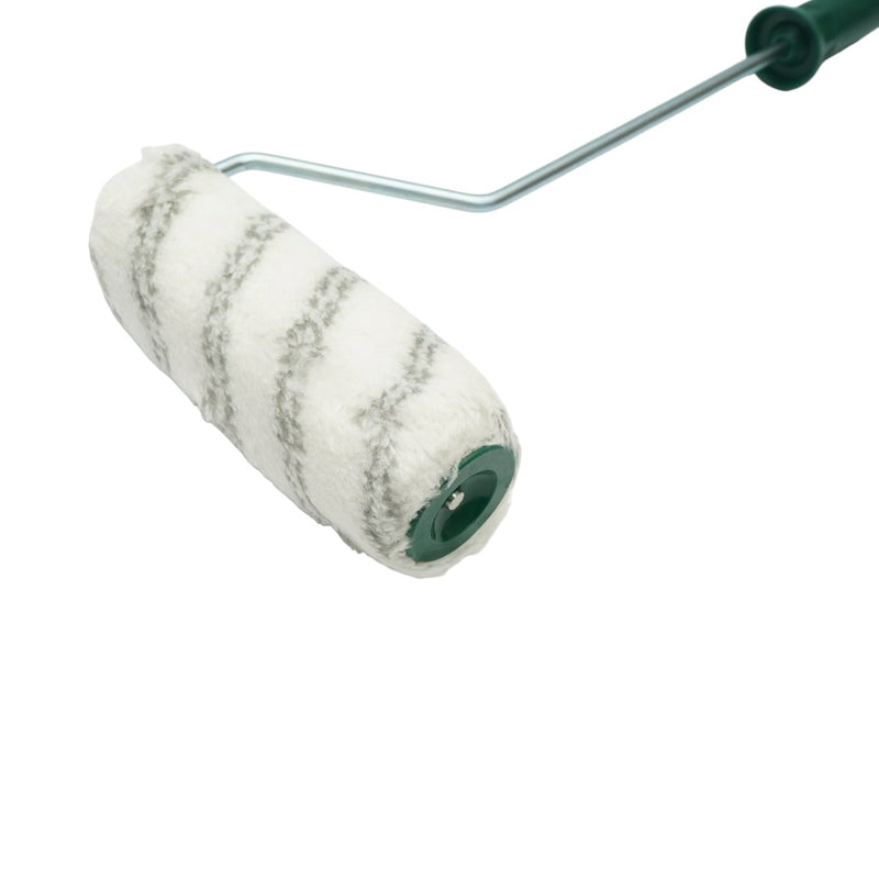 Rullo in poliacrilico da 18 cm, diametro 80 mm, spessore fibra 18 mm, manico telescopico in metallo 42-84 cm Breckner Germany