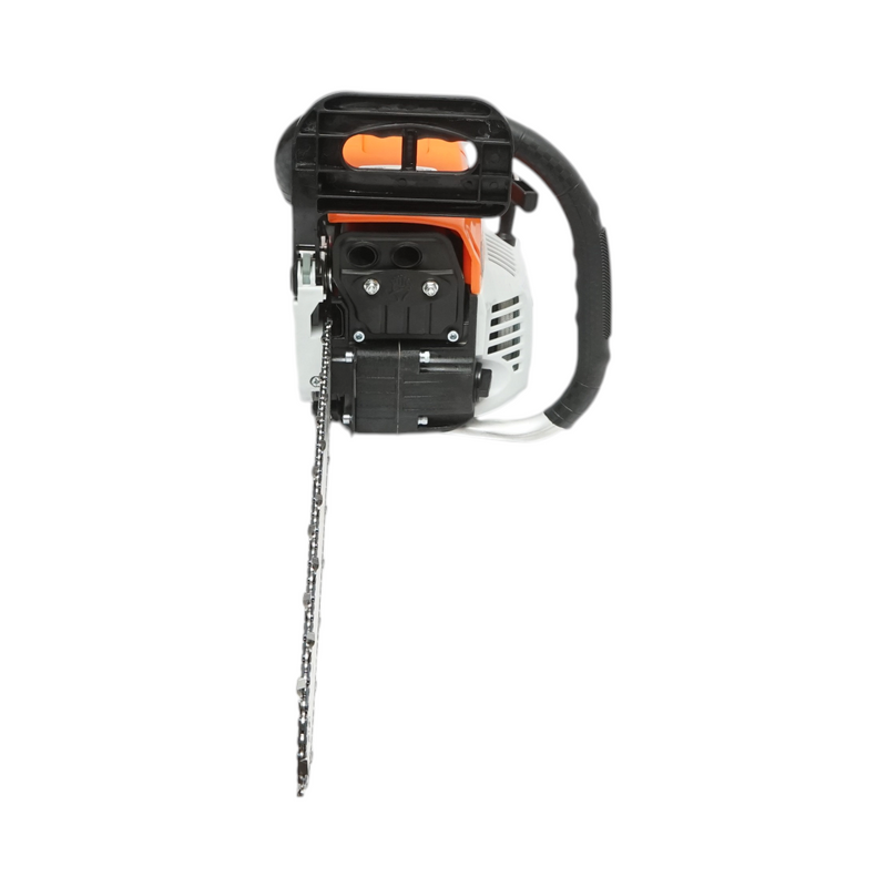 Motosega a scoppio professionale THOR a 2 tempi, 58 cc, 3,3 CV, 8500 giri/min, barra da 18 pollici (450 mm)