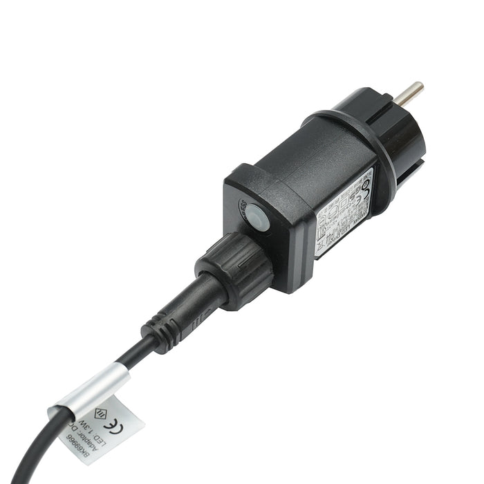 Sistema di illuminazione da esterno a LED 12 prese E27, cavo da 6 m, 220 V IP44