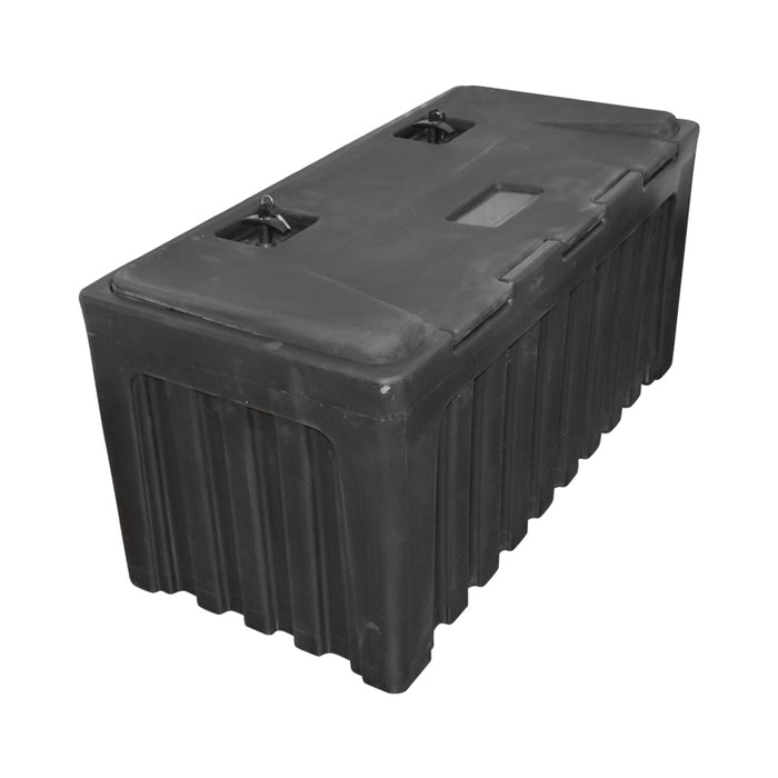 Cassetta per attrezzi senza supporto, in plastica nera 480x470x1000 mm