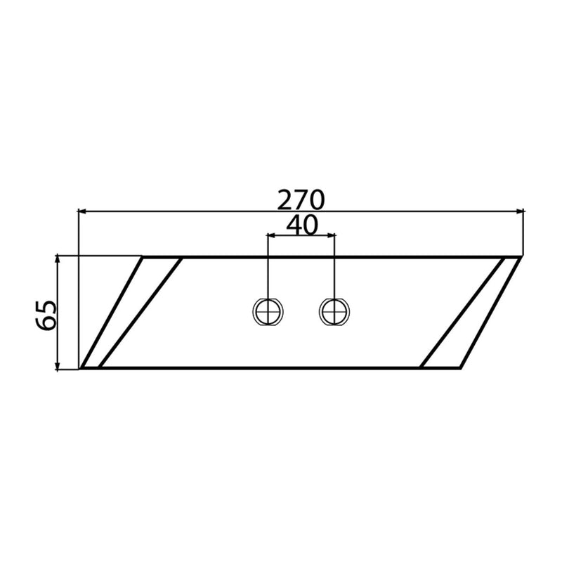Punta destra Kverneland, codice OEM 053090