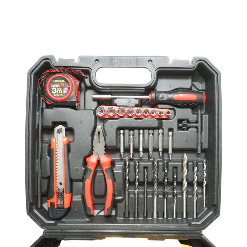 Kit trapano a percussione 600W, 220V, mandrino da 13 mm, velocità 3300 giri/min con 38 pezzi di utensili e attrezzi Breckner Germany