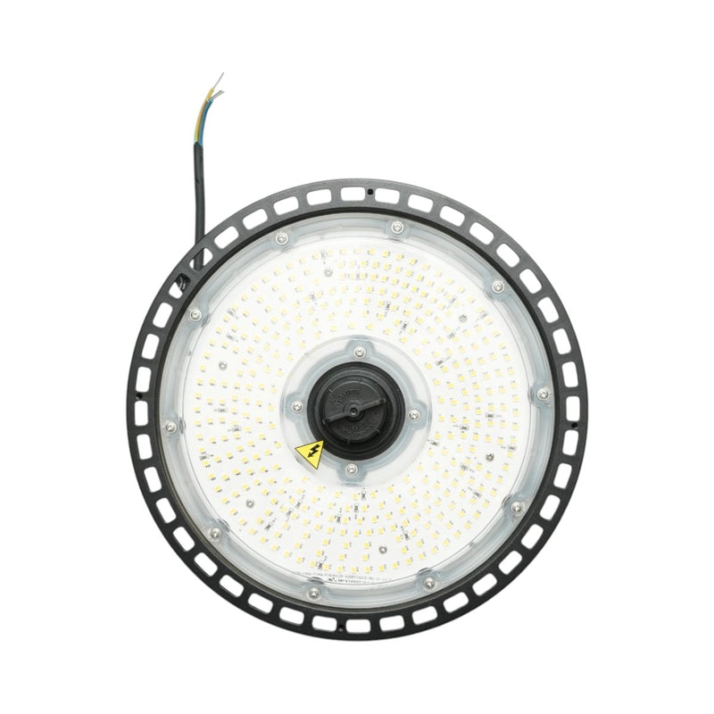 Lampada industriale LED High-Bay da 150 W, 220 V, 5000 K, 22.500 lm, con sensore di movimento a microonde, per capannoni industriali e magazzini, 265x86 mm Breckner Germany