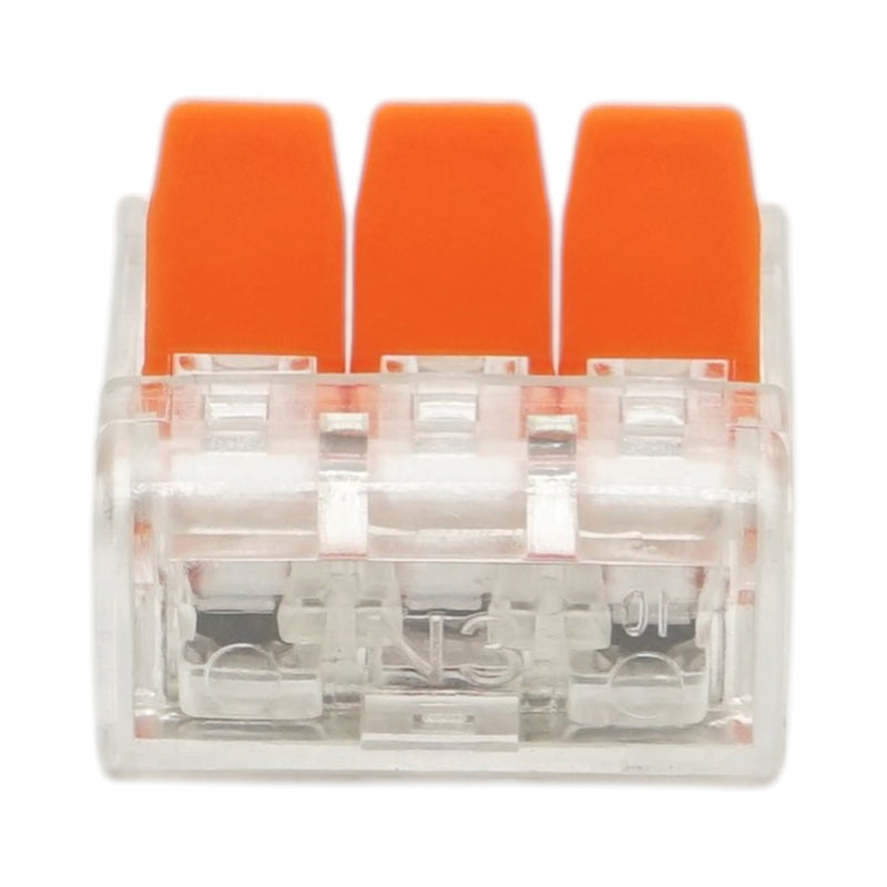 Connettore rapido per cavi elettrici 3 poli, 0,14-4 mm², 32 A, 450 V Longroad