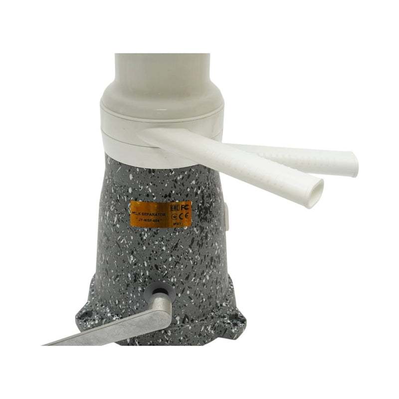 Separatore di panna dal latte o per scrematura manuale, contenitore in plastica da 7 lt, capacità 80 lt/h