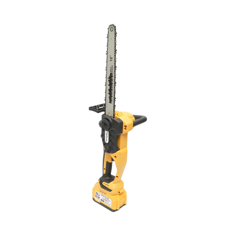 Motosega elettrica professionale da 1060 W con due batterie agli ioni di litio da 21 V e 6 Ah, motore brushless e barra da 12 pollici (300 mm). Breckner Germany