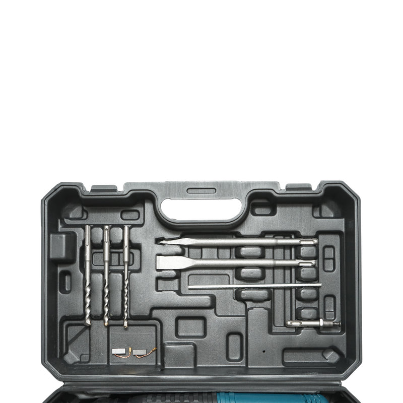 Martello tassellatore (rotopercussore) – 800 W Energia d’impatto: 3 Joule Mandrino: SDS Plus Diametro massimo foratura: 26 mm Breckner Germany