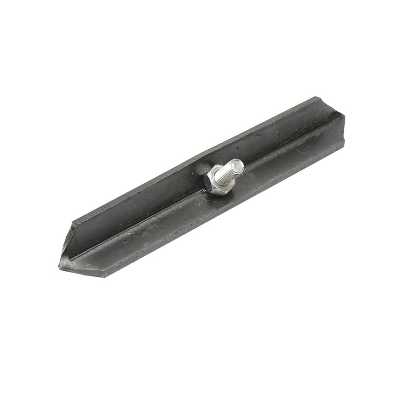 Vomere per coltivatore 215x35x5 mm con bullone e dado
