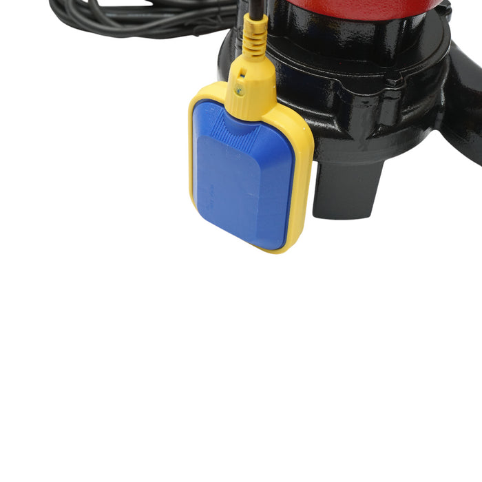 POMPA SOMMERSA PER ACQUE SPORCHE DRENAGGIO CON GALLEGGIANTE E TRITURATORE 2600W, 220V, H12m, 333 L/min, Breckner Germany